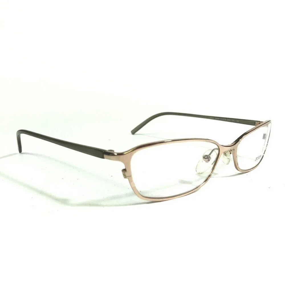 Furla Eyeglasses Frames MOD. IRINA VU4018 COL.300 Brown Gold Cat Eye 55-15-135